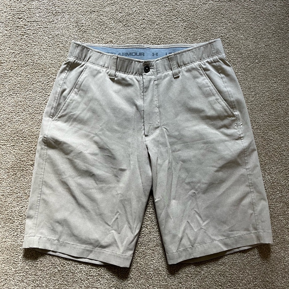 Men’s Under Armour Golf Shorts - Khaki